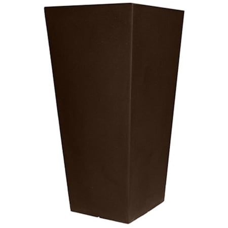 Tusco 32 in. Cosmo Tall Square Planter, Espresso TUSCTU32ES